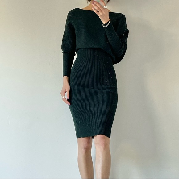 Witchery Knitted Off-Shoulder Dress - Picture 3 of 7